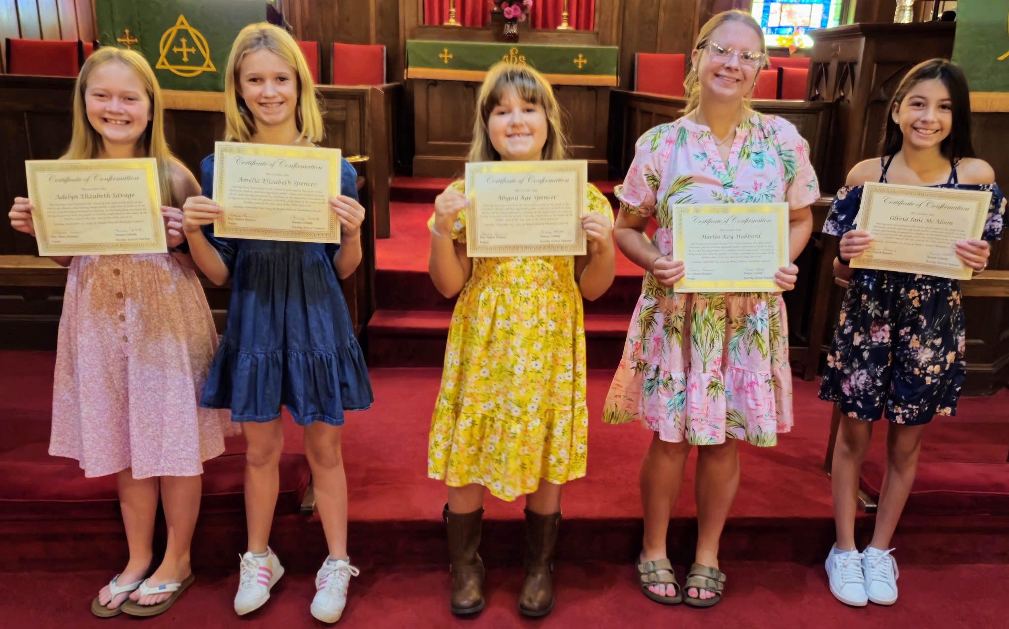 2024 Confirmation grads